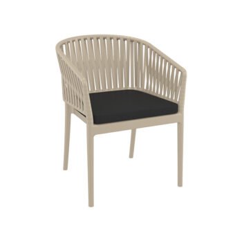 Portofino Seat Cushion - Black