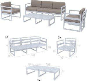 Mykonos Lounge Set XL