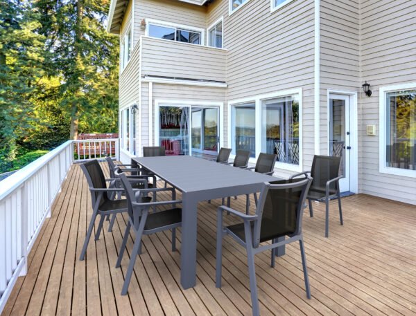 Vegas Table XL and Pacific Armchair x 10