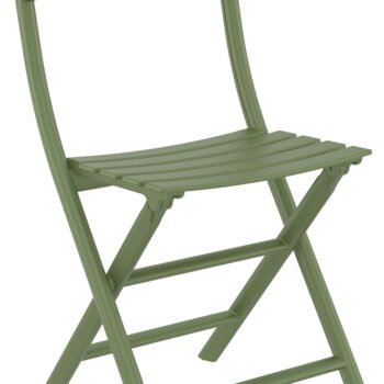 Helen Folding Table 60x60 and Helen Folding Chair x 2 - Image 3