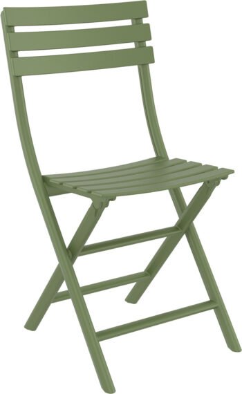 Helen Folding Table 60x60 and Helen Folding Chair x 2 - Image 3