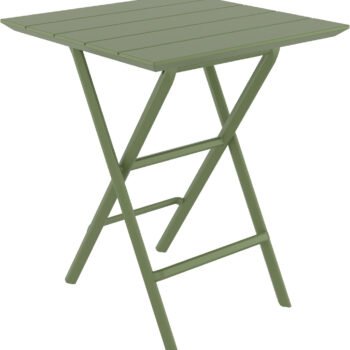 Helen Folding Table 60x60 and Helen Folding Chair x 2 - Image 2