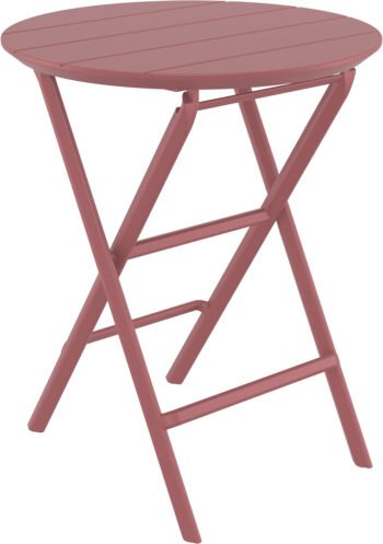 Helen Folding Table Ø60 and Helen Folding Chair x2 - Image 2