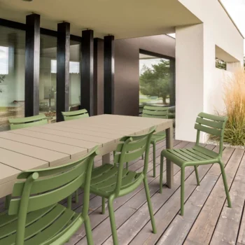 Siesta Helen Chair + Atlantic Table 210-280 Outdoor Dining Set