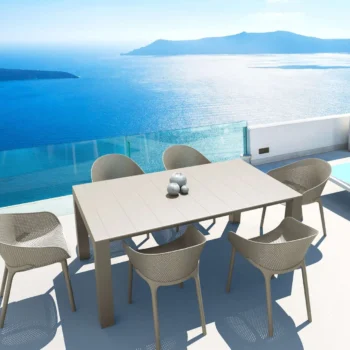 Siesta Sky Pro Chair + Vegas Medium Table Dining Set
