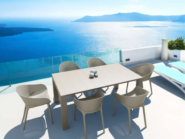 Siesta Sky Pro Chair + Vegas Medium Table Dining Set