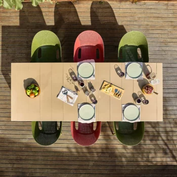 Siesta Sky Pro Chair + Vegas Large Table 260-300 Dining Set